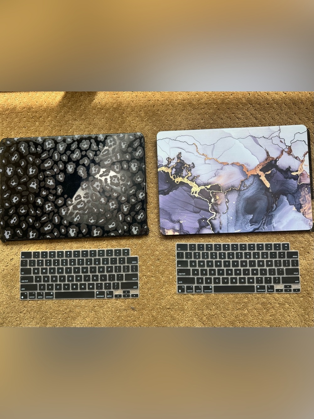 2hard plastic covers for 15 inch MacBook Pro air